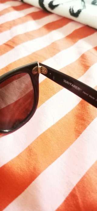 Gafas Ray-Ban Wayfarer Negro/Marrón