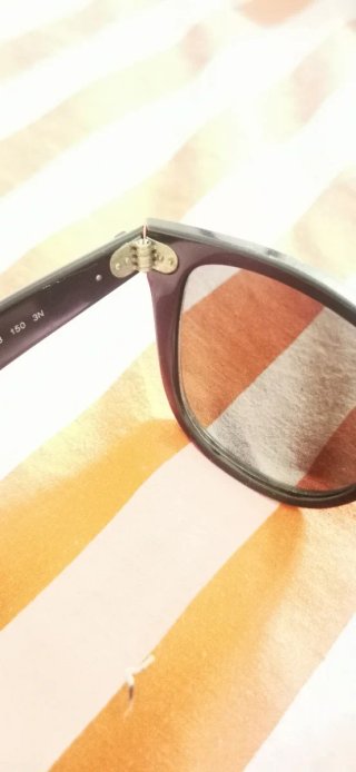 Gafas Ray-Ban Wayfarer Negro/Marrón