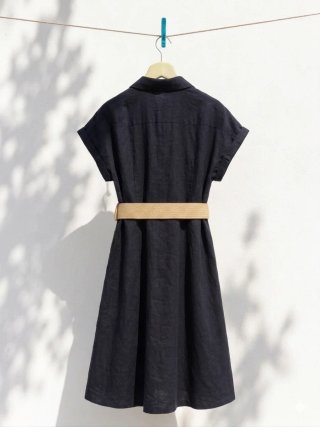 Vestido Camisero Negro Salsa Jeans Talla S