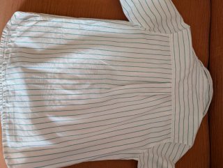 Canjunto camisa y ranita verde agua