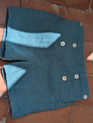 Canjunto camisa y ranita verde agua