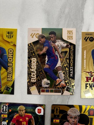 Carte Panini Lamine Yamal - 5 pezzi