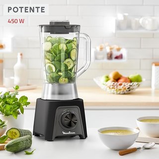 Moulinex Blendeo+, Batidora de vaso de 450 W, Jarr