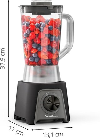 Moulinex Blendeo+, Batidora de vaso de 450 W, Jarr