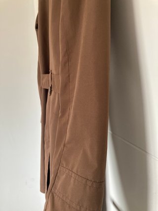 Gabardina marrón chocolate
