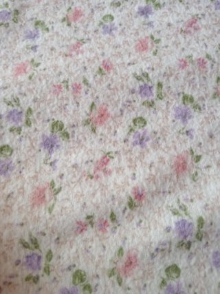Federe pile fiori rosa e viola