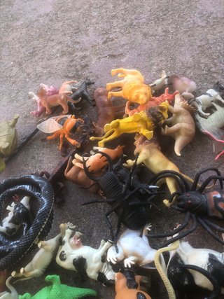 Lote de animales de juguete