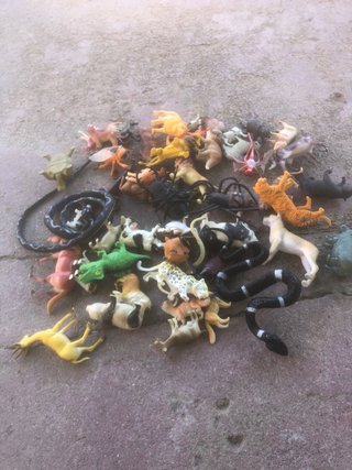 Lote de animales de juguete