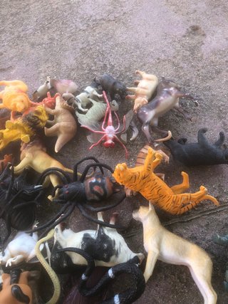 Lote de animales de juguete