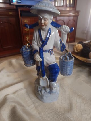 Figuras de porcelana mujer oriental