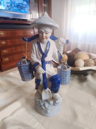 Figuras de porcelana mujer oriental
