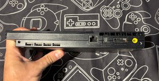 PS2 Slim Sony Negra + Mando + Tarjeta Memoria