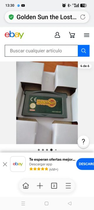 Golden Sun The Lost Age Game Boy Advance Caja