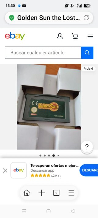 Golden Sun The Lost Age Game Boy Advance Caja