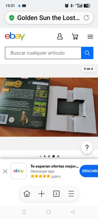 Golden Sun The Lost Age Game Boy Advance Caja