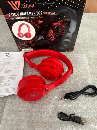 Auriculares Wise LX-B39 Rojos Bluetooth
