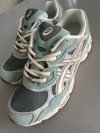 Asics Gel Zapatillas Deportivas Verde/Plata