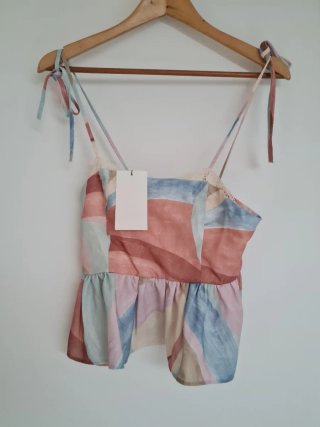 Top de Zara Multicolor