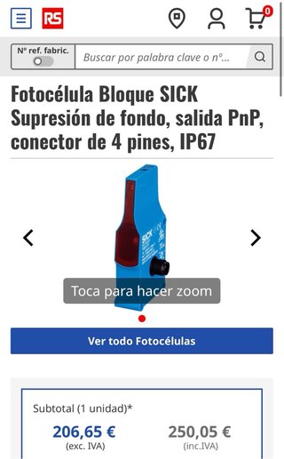 Fotocélula SICK RT-P3223 Supresión Fondo