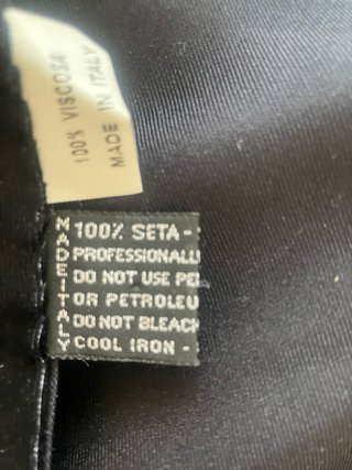 Estola Seda Versace Vintage Negra y Dorada