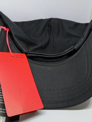 Gorra Hugo Boss Negra Roja Nueva