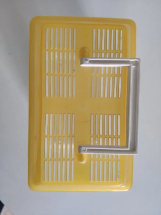 Mini terrario o pecera con asa