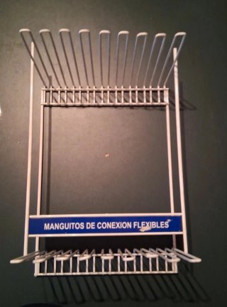 Estantería Metálica Azul y Blanca