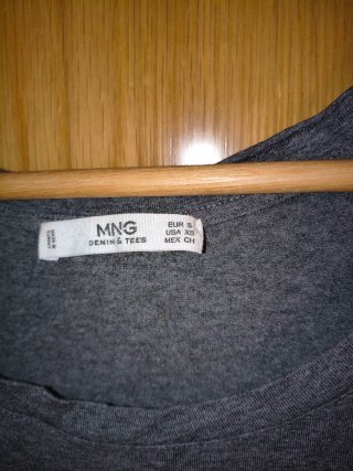 Vestido gris Mango talla S