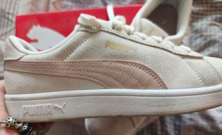 Zapatillas Puma Beige y Rosa