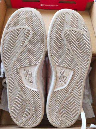 Zapatillas Puma Beige y Rosa