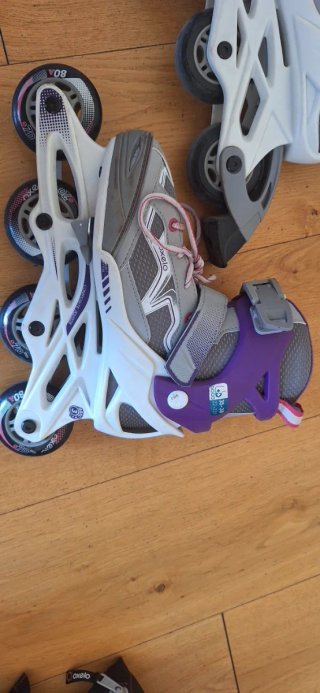 Patines en línea ajustables niña/mujer