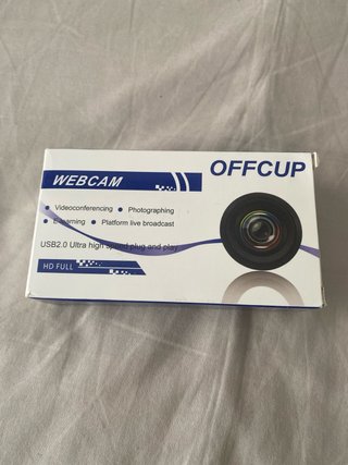 Cámara Webcam HD Full Negra