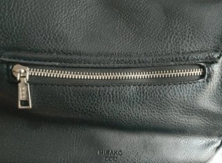 Bolso Misako negro con parches