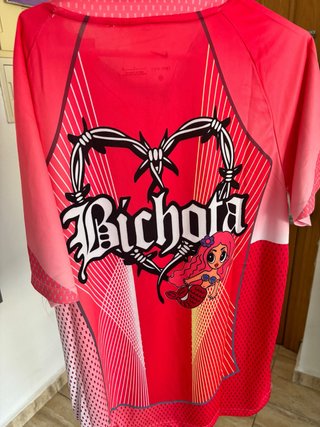 Camiseta Nike Roja y Rosa