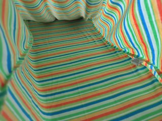 Vestido playero tipo Tank, Rayas Multicolor