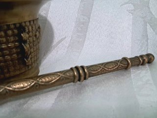 Conjunto Mortero y Almirez Bronce