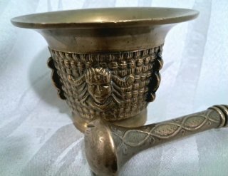 Conjunto Mortero y Almirez Bronce