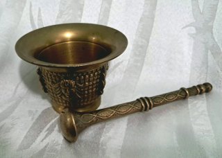 Conjunto Mortero y Almirez Bronce
