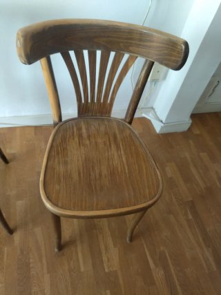 Conjunto de 2 Sillas Thonet de madera