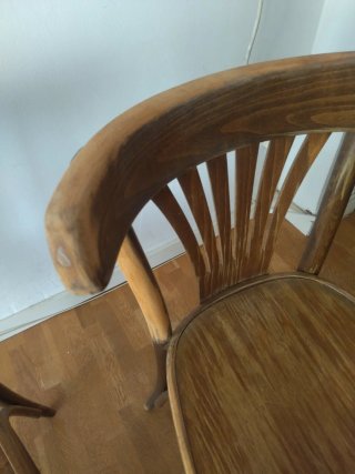 Conjunto de 2 Sillas Thonet de madera