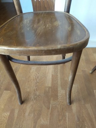 Conjunto de 2 Sillas Thonet de madera