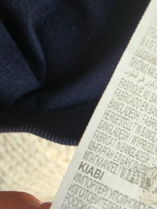 Sudadera niña azul marino con corazón