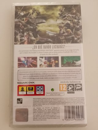 Dissidia Final Fantasy PSP precintado