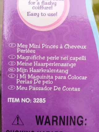 Máquina para poner perlas en el pelo. NUEVO. Ganga