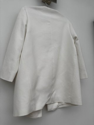 Abrigo Zara Blanco Talla 11-12