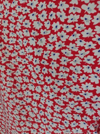 Falda floral volantes talla L