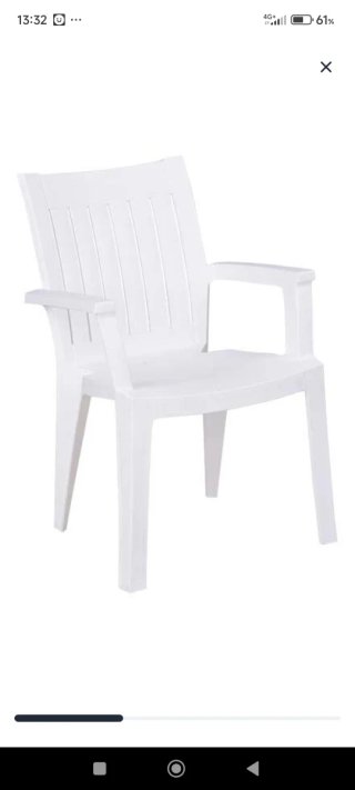 4 Sillones apilables para Jardín