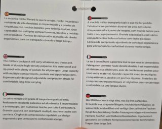 Mochila Táctica Camuflaje