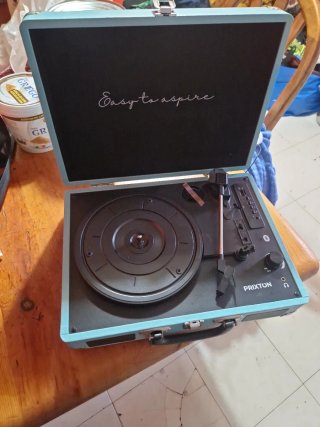 Tocadiscos GPO Soho Azul Nuevo