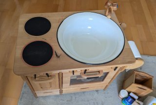 Cocinita Infantil Madera + Accesorios